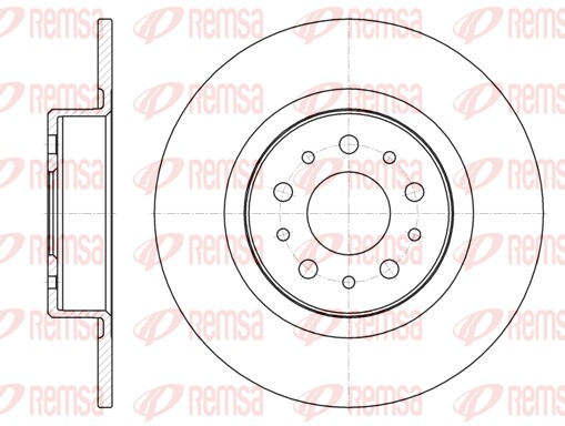 Disque de frein REMSA 6968.00