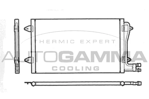 Condenseur, climatisation AUTOGAMMA 101733