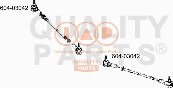 Rotule de barre de connexion IAP QUALITY PARTS 604-03042