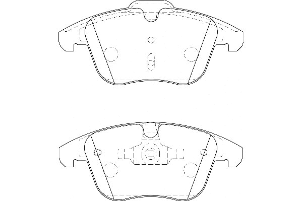 Kit de plaquettes de frein, frein à disque Omnicraft 2134880
