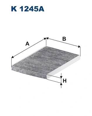 Filtre, air de l'habitacle FILTRON K 1245A
