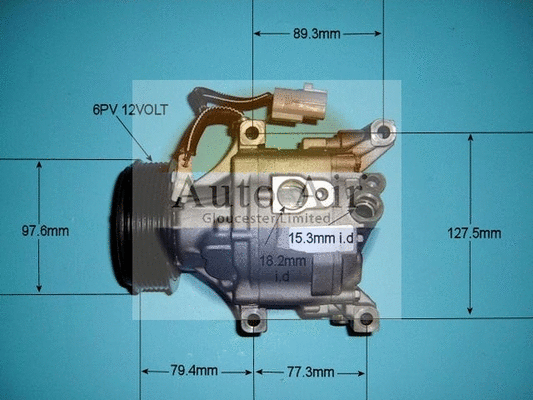 Compresseur, climatisation AUTO AIR GLOUCESTER 14-4393R