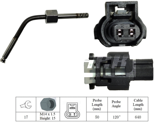 Capteur, température des gaz LEMARK LXT180