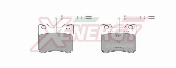 Kit de plaquettes de frein, frein à disque AP XENERGY X40268