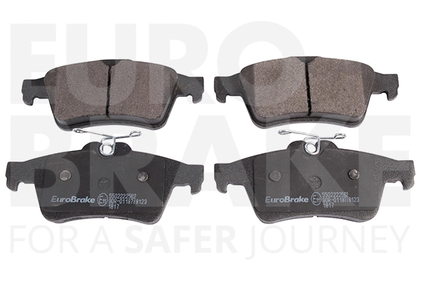 Kit de plaquettes de frein, frein à disque EUROBRAKE 5502222562