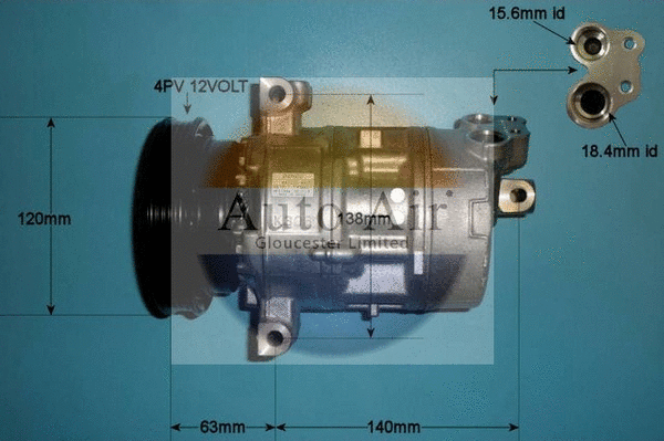 Compresseur, climatisation AUTO AIR GLOUCESTER 14-0760