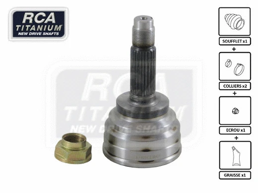 Jeu de joints, arbre de transmission RCA FRANCE MA01