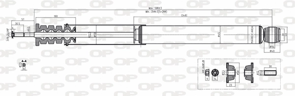 Amortisseur OPEN PARTS SAB8155.32