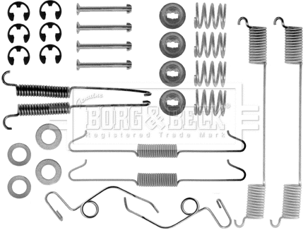 Kit d'accessoires, mâchoire de frein BORG & BECK BBK6119