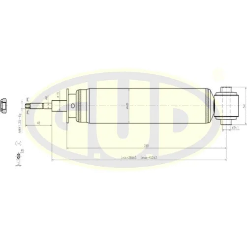 Amortisseur G.U.D. GSA349021