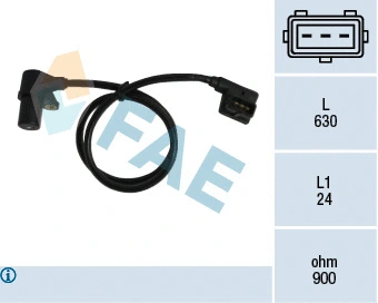 Capteur d'angle, vilebrequin FAE 79036