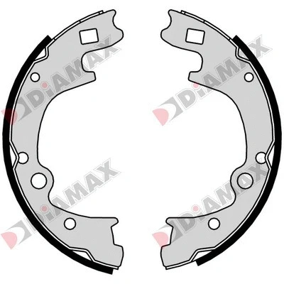 Jeu de mâchoires de frein DIAMAX N01095
