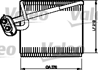 Évaporateur climatisation VALEO 515142