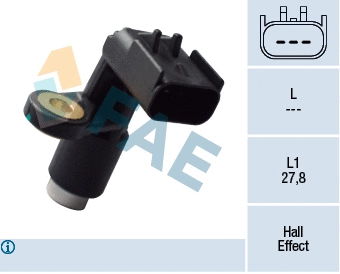 Capteur d'angle, vilebrequin FAE 79415