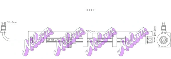 Flexible de frein KAWE H4447