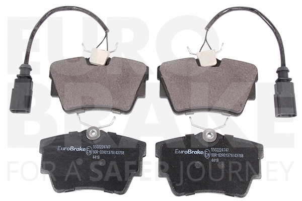 Kit de plaquettes de frein, frein à disque EUROBRAKE 5502224747