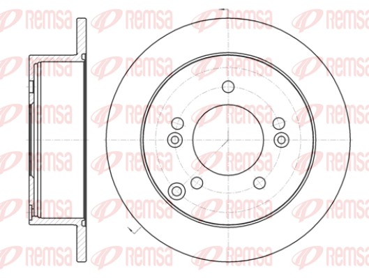 Disque de frein REMSA 61399.00