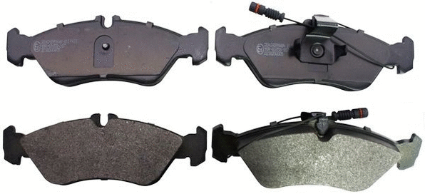 Kit de plaquettes de frein, frein à disque DENCKERMANN B110471