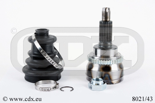 Jeu de joints, arbre de transmission CDX 8021/43