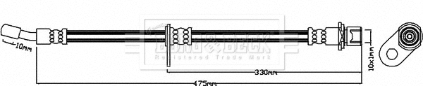 Flexible de frein BORG & BECK BBH8442