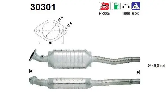 Catalyseur AS 30301