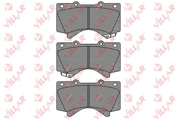 Kit de plaquettes de frein, frein à disque VILLAR 626.1418