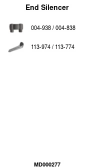 Silencieux arrière FA1 MD000277