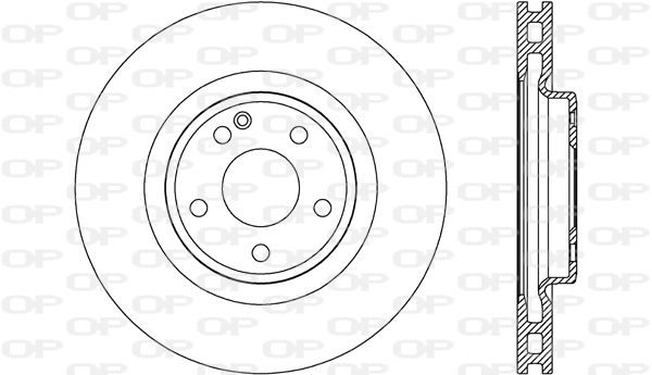 Disque de frein OPEN PARTS BDR2702.20