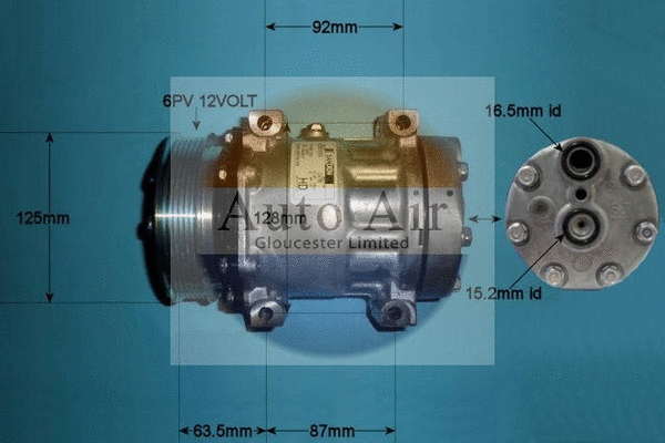 Compresseur, climatisation AUTO AIR GLOUCESTER 14-0081