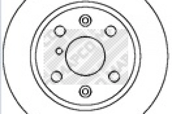 Disque de frein MAPCO 15286