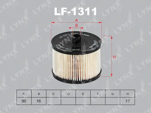 Filtre à carburant LYNXAUTO LF-1311