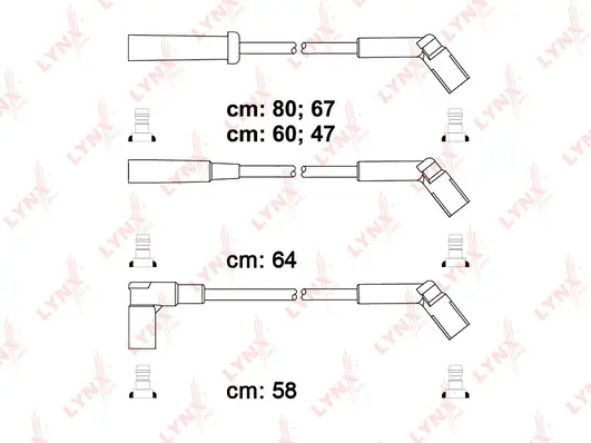 Kit de câbles d'allumage LYNXAUTO SPC6124
