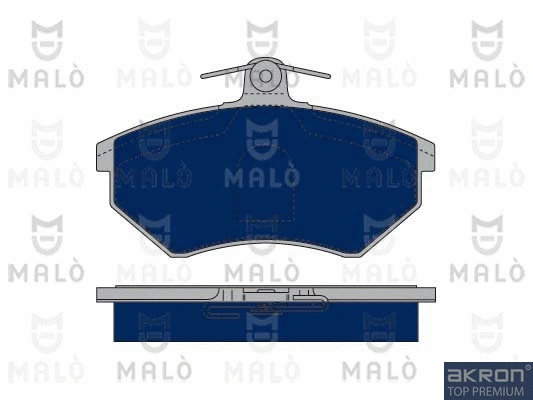 Kit de plaquettes de frein, frein à disque AKRON-MALÒ 1050379