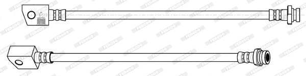 Flexible de frein FERODO FHY2815