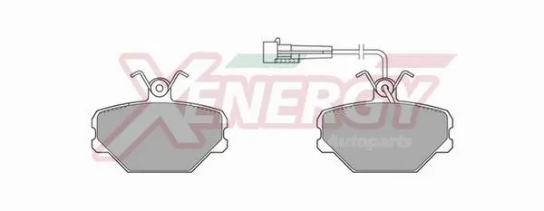 Kit de plaquettes de frein, frein à disque AP XENERGY X40288