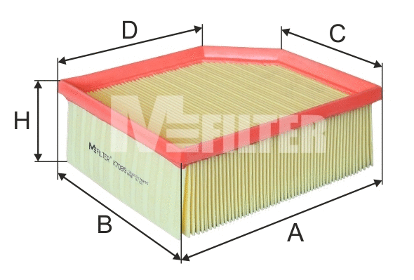 Filtre à air MFILTER K 7089