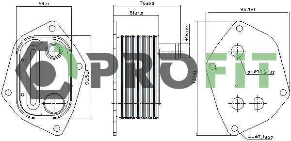 Radiateur d'huile PROFIT 1745-0052