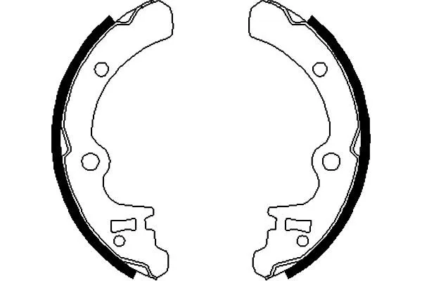 Jeu de mâchoires de frein KAVO PARTS KBS-8403