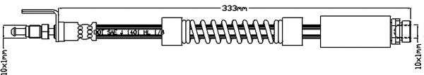 Flexible de frein JURATEK JBH1113