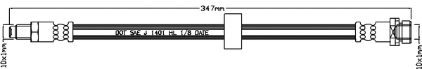 Flexible de frein JURATEK JBH1138