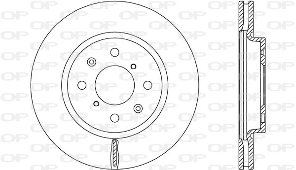 Disque de frein OPEN PARTS BDA2658.20
