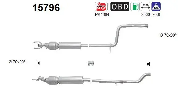 Catalyseur AS 15796