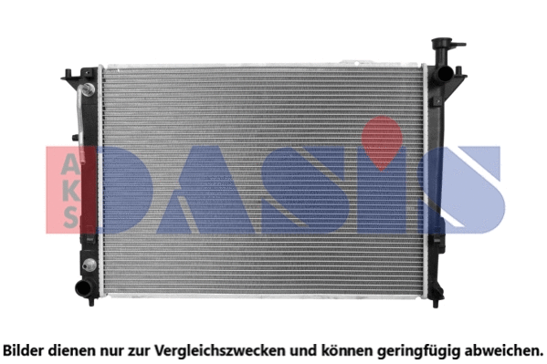 Radiateur, refroidissement du moteur AKS DASIS 510181N