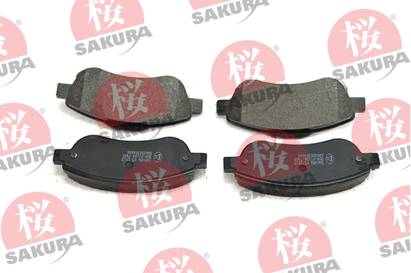 Kit de plaquettes de frein, frein à disque SAKURA 600-30-6606