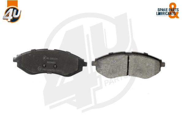 Kit de plaquettes de frein, frein à disque 4U Autoparts 22831CH