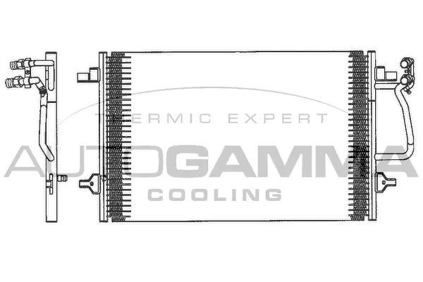 Condenseur, climatisation AUTOGAMMA 102603