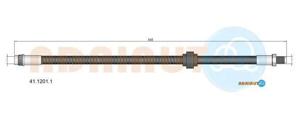 Flexible de frein ADRIAUTO 41.1201.1
