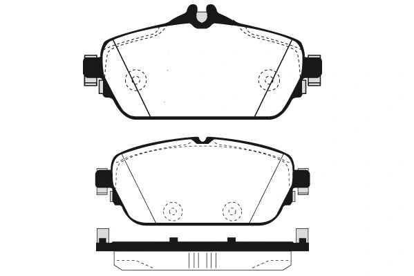 Kit de plaquettes de frein, frein à disque RAICAM RA.1084.0
