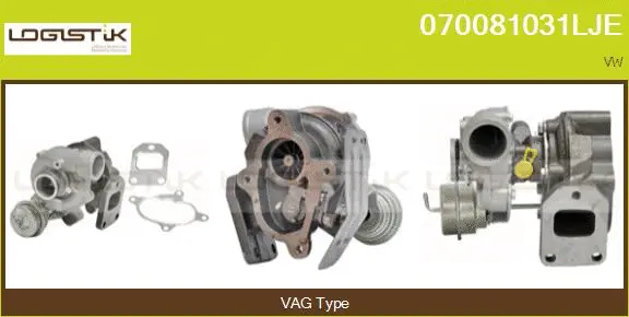 Turbocompresseur, suralimentation LGK 070081031LJE