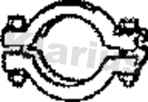 Raccord de tuyau, système d'échappement KLARIUS 430234